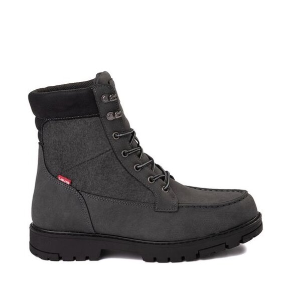 Levi's Men's Arizona Moc Neo Lace-up Boots - Charcoal Black - Picture 2 of 3